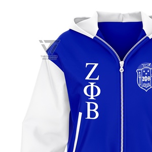 แจ็คเก็ตติดตามปัก Zeta Phi Beta Sorority แบบกำหนดเอง - Product Image 2