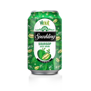 Boisson gazeuse au jus de corossol 11,1 fl oz, fabricant de boissons OEM ODM, marque privée - Product Image 1