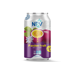 Fabrieksgroothandel 330ml Alu blikje Passievruchtensap, natuurlijke frisdrank met suiker, 24-pack Vietnam