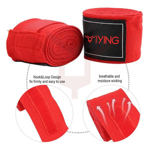 YING ENTERPRISES Custom Logo <b>Dummy</b> Boxing & Kickboxing Hand Wraps High Quality Model YE-2606 - Product Image 4
