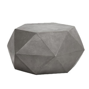 Table basse géométrique en béton léger de haute qualité Design moderne et durable pour jardin extérieur ou salon - Product Image 5