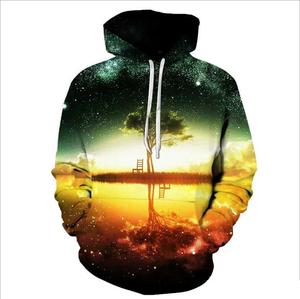 Sudadera con capucha personalizada en 3D, ropa para Parte Superior Femenina, de algodón, personalizada, por sublimación, 2017, 2018 - Product Image 3