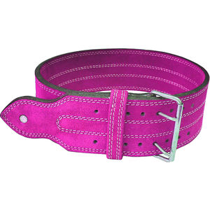 Cinturón de entrenamiento físico antideslizante ajustable de alta resistencia de piel de vaca a precio de fábrica opciones personalizables cuero Original Strongman Power - Product Image 2