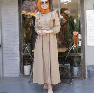 Vestido Abaya turco islámico para mujer, caftán árabe, musulmán, moda turca - Product Image 4