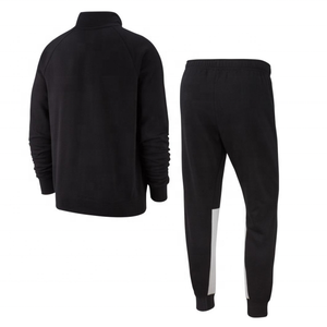 2022 dernière conception hommes décontracté Jogging survêtements 2 pièces à capuche survêtement ensembles hiver polaire tissu avec Logo - Product Image 6