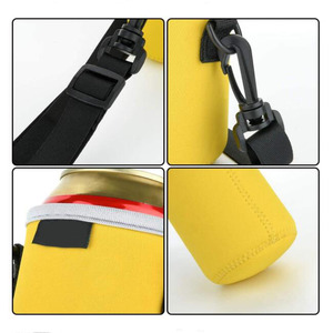 Tracolla regolabile in Neoprene isolato tozzo e può indossare borsa termica da 12 once per bevande energetiche bevande lattine di birra - Product Image 3