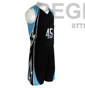 Camiseta de baloncesto unisex de secado rápido, totalmente sublimación, banda personalizada, estilo antibacteriano, transpirable, OEM, conjunto juvenil - Product Image 1