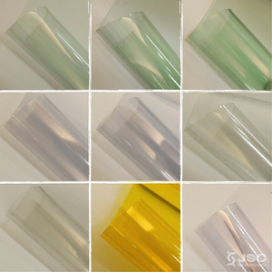 ผ้าม่านแบบลูกกลิ้งอัด PVC โปร่งใสพร้อมบริการตัด - Product Image 3