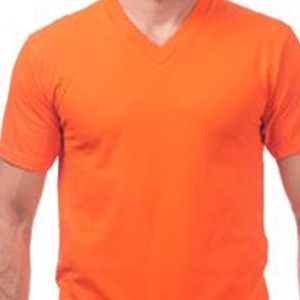 Mens Basics Solid Color Half Button Short Sleeve T-Shirt - Product Image 6