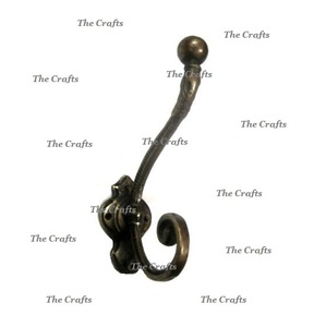 Lot de trois crochets muraux en fer Taille et forme personnalisées Crochets muraux suspendus pour manteaux, clés et serviettes - Product Image 2