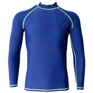 Rashguard de nailon con protección UV, ropa deportiva de manga larga para hombre, con logotipo personalizado OEM de seda y LICRA personalizado - Product Image 3