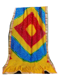Jaipuri Cotton Dupatta pink Color Latest New Design - Product Image 4