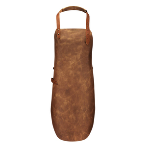 Delantal de cocina de cuero genuino de longitud completa para mujeres y hombres Organizador de herramientas multibolsillo para todas sus necesidades - Product Image 5