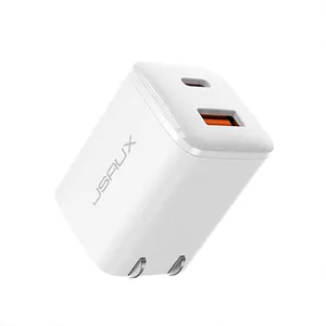 Jsaux 2021 Hot Selling Nieuwe Trending Type C Usb Een Snel Opladen Adapter Twee Poorten Pd Qc Reizen 20W wall Charger Voor Mobiele Telefoon