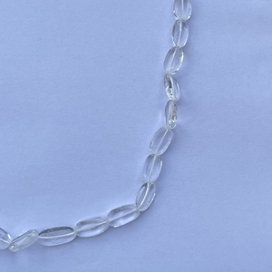 10mm 12mm 14mm Cristal Naturel Quartz Pierre Lisse Ovale Perlé Pierres Précieuses Collier Bijoux De Fabricant Fournisseurs En Gros - Product Image 4