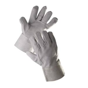 Guantes de seguridad más vendidos Cuero de grano de cabra con forro polar Función anticorte Guantes de soldadura de cuero dividido en la espalda - Product Image 2