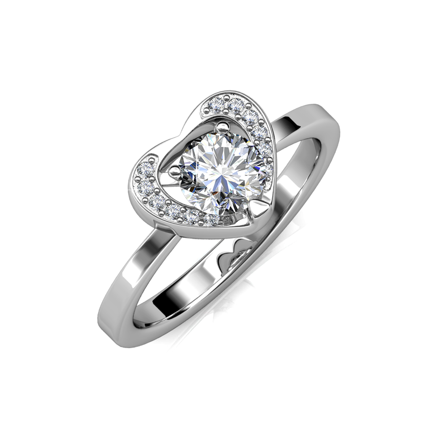 Quality Brass with 18K white gold plated