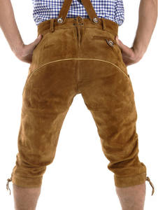 Pantalon Trachten en cuir mi-taille pour homme, idéal pour l'hiver - Product Image 6