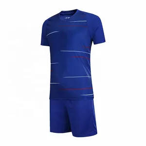 Ropa de fútbol de Francia de diseño personalizado de alta calidad para adultos, Conjunto de camiseta deportiva transpirable con personalización por sublimación - Product Image 1