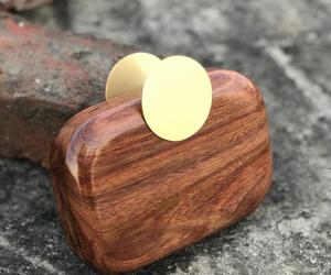 Bolso de Mano de Resina y Madera de Mango Natural Hecho a Mano de Alta Calidad para Novia, el Mejor Bolso Vintage para Fiestas - Product Image 1