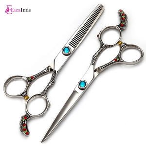 EIZA INDS Profesional Japonés Acero Inoxidable Peluquería Tijeras de Peluquería Adelgazamiento del Cabello Herramientas de Belleza - Product Image 3