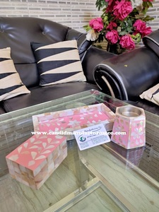 Eid Gift Mini Mubkhar Set Especial Madre de Incrustaciones Caja de Semillas de Madera Bandeja Bakhoor Burner Madkhan Fragancia PARA EL Hogar Eid Idea de Regalo Especial - Product Image 4