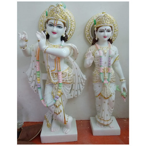 ลอร์ด Radha กฤษณะหินอ่อนไอดอล - Product Image 1