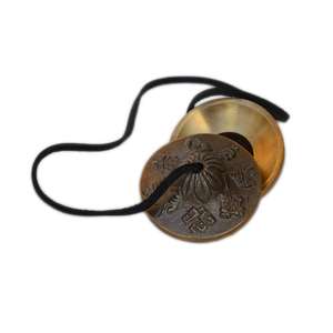 Cloche d'extérieur ting-sha en métal, paire - Product Image 1