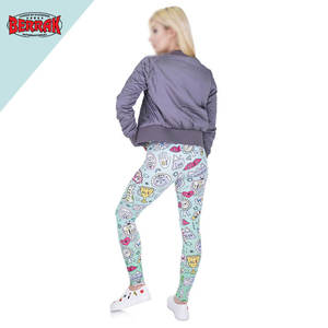 Mallas con estampado de mariposa para mujer, pantalones de Fitness de alta elasticidad, transpirables, de secado rápido - Product Image 4