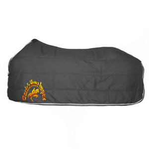 Manta de invierno equina hecha a medida al por mayor, forro polar suave con relleno de algodón, Productos Ecuestres, tela de concha y malla - Product Image 1