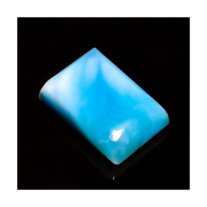 5X7mm octogone naturel Larimar prix de gros usine pierres précieuses en vrac de haute qualité | LARIMAR NATUREL de la République dominicaine - Product Image 1
