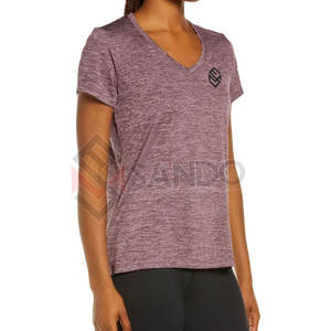 เสื้อยืดแขนสั้น240กรัมสำหรับผู้หญิงผู้ชายเสื้อยืดลายพื้นปล่อยไหล่ตกโลโก้ตามสั่ง - Product Image 2