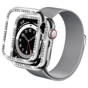 Obastyle 3D ekran koruyucu Glitter elmas iWatch için 3/4/5/6/SE koruma kapağı için 38/40mm 42/44mm akıllı saat