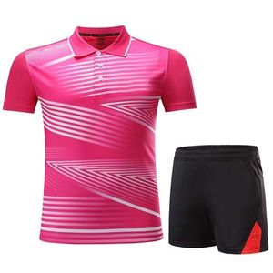 Vêtements de sport, uniformes de Tennis en Polyester, personnalisés au col rond, pour jeunes, sur mesure - Product Image 3