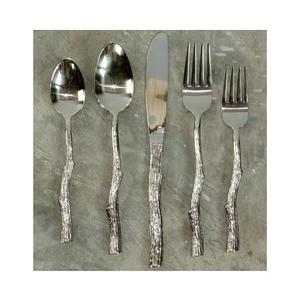 Ensemble de couverts en laiton couleur or avec poignée en forme d'arbre, taille et forme personnalisées, ensemble de cuillères au prix le plus bas - Product Image 6