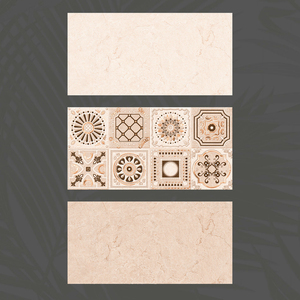 Azulejos de pared decorativos esmaltados rústicos de cerámica India estilo inyección de tinta de 300x600mm para decoración del hogar - Product Image 1