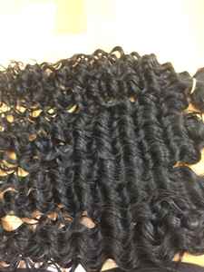 Extensiones de Cabello Humano Remy Virgen Rizado con Doble Trama y Ondas Profundas - Product Image 4