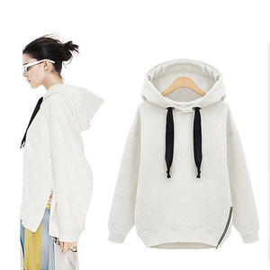 <b>Ladies</b> Sporty Jumper <b>Half</b> Ring <b>Zip</b> Rib Collar Cropped Sweatshirt - Product Image 6