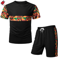 Ensemble de survêtement sportif léger et respirant pour homme, à manches courtes, idéal pour l'été et la plage, séchage rapide, sublimation OEM, collection Printemps