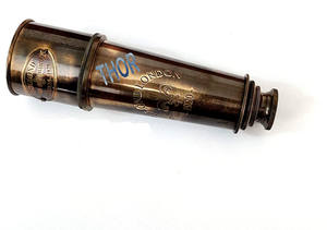 Antique Black <b>Brass</b> DOLLOND LONDON Telescope Maritime Nautical Pirate Spyglass with Elegant Finish - Product Image 2