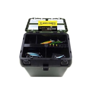 Polypropylene Isamu Fishing Tackle Box With 370mm(L) x 360mm(W) x 200mm(H) Size Used For General Fishing