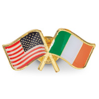 Badge personnalisé en émail, badge en métal croisé, drapeau national