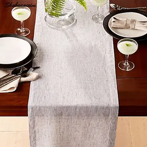 Yeni evrensel masa koşucu 2020 düğün pamuk masa koşucu parti dekorasyon özel tasarım kumaş masa koşucu