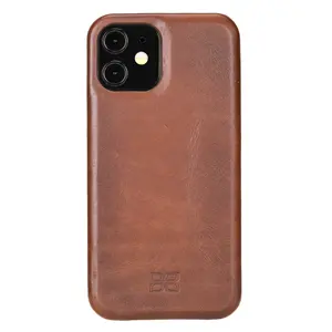 Genuine Leather Handmade F360 Cover Phone Case for iPhone 12/Pro 6.1" Wireless Charging Compatible