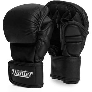 MMA — gants de boxe professionnels, de marque, en cuir et de piquage - Product Image 1
