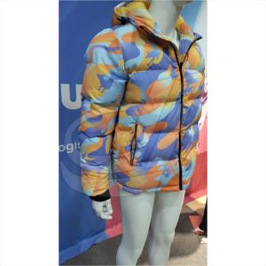 Veste d'hiver personnalisée pour hommes, fabricant oem, personnalisé, camouflage imprimé, épais, à bulles, épaisse, nouvelle collection - Product Image 3