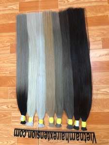 Extensiones de Cabello Liso y Suave, Cabello Virgen Remy Vietnamita Completo, Estilo Rizado Francés, Cutícula Alineada, Cabello a Granel - Product Image 5