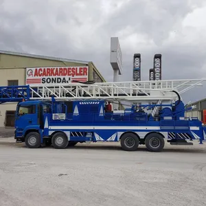 400 m drilling depth Water Well Drilling Rig Manufacture On Truck Mounted Drilling Rig Machine