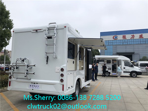 Camping-<span class=keywords><strong>car</strong></span> Yuejin 4*2 de luxe fabriqué en Chine, avec lit, cuisine et télévision - Product Image 4