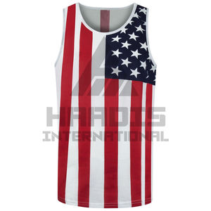 Camiseta sin mangas de algodón de alta calidad de verano OEM para hombre, camiseta sin mangas para gimnasio para hombre, camiseta sin mangas de talla grande para hombre - Product Image 1